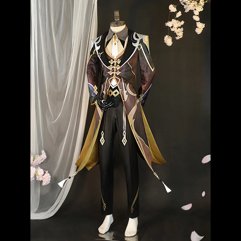 Game Genshin Impact Cosplay Zhong Li Costume Wig ZhongLi Uniform Suits for Adults Halloween Carnival Party Costumes Customized
Game Genshin Impact Cosplay Zhong Li Costume Wig ZhongLi Uniform Suits for Adults Halloween Carnival Party Costumes Customized