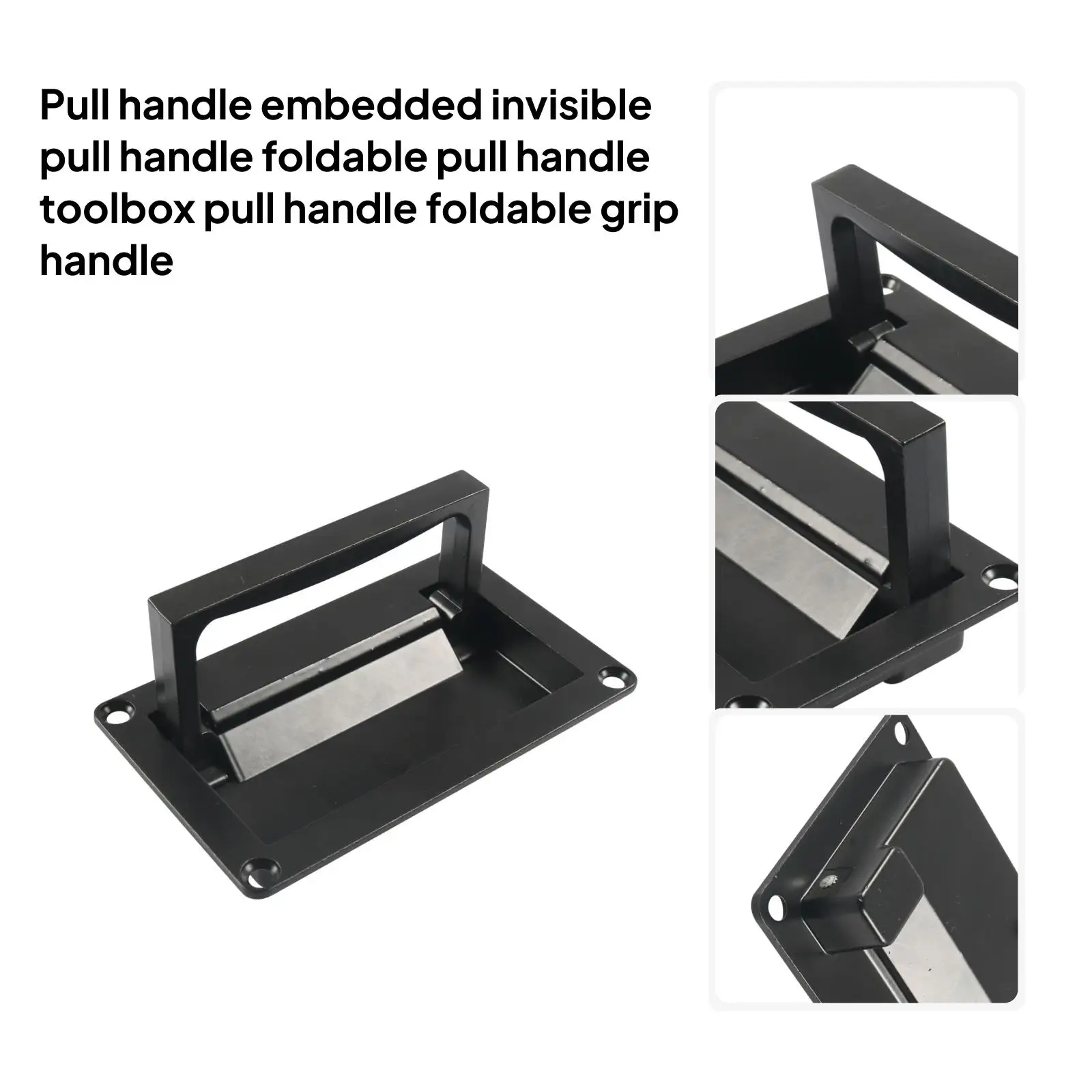 Recessed Pull Handle Folding Pull Handle Grip Utility Wear Resistant Zinc Alloy Deck Accessories for Furniture
Recessed Pull Handle Folding Pull Handle Grip Utility Wear Resistant Zinc Alloy Deck Accessories for Furniture