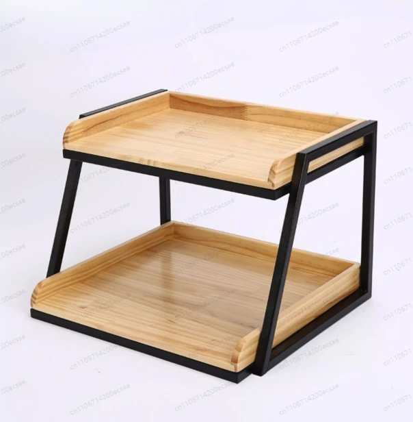 Two-layer pine iron rack bakery supermarket fresh fruit dried fruit rack
Two-layer pine iron rack bakery supermarket fresh fruit dried fruit rack