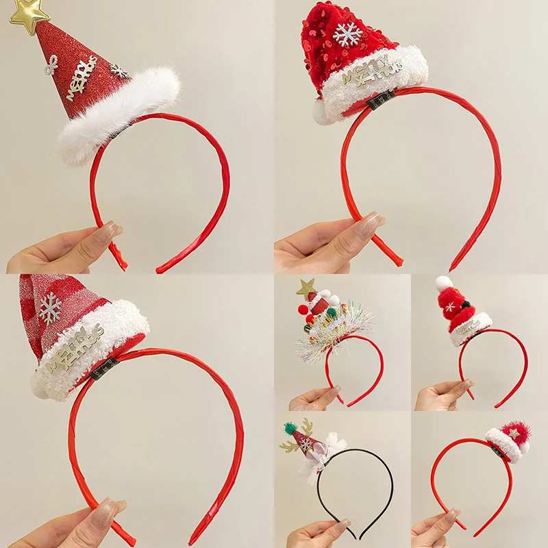 1PC Fashion Cute Christmas Headband Cartoon Christmas Hat Hair Accessories New Year Xmas Party Kids Gifts For Women Girls
1PC Fashion Cute Christmas Headband Cartoon Christmas Hat Hair Accessories New Year Xmas Party Kids Gifts For Women Girls