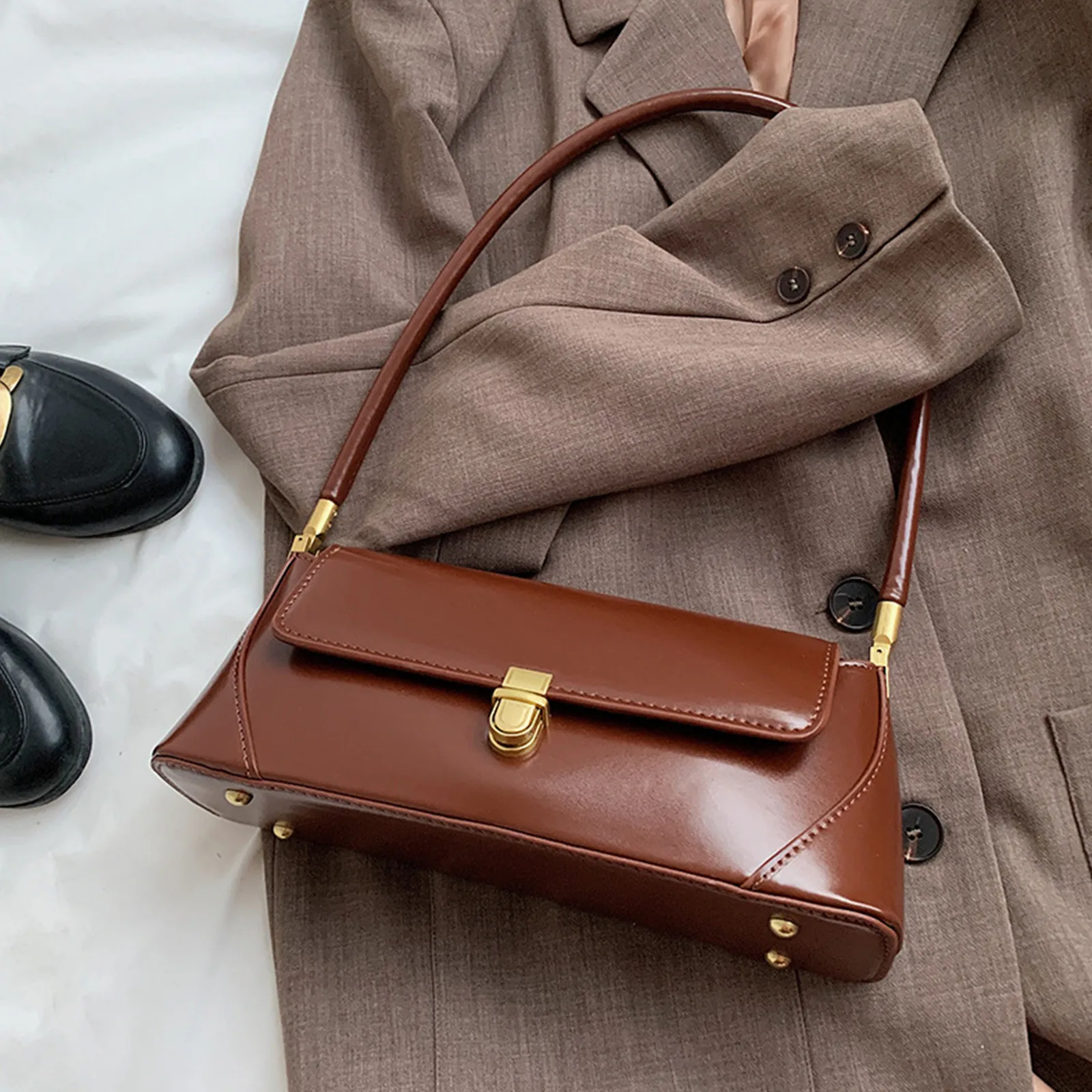 Luxury Brand Crossbody Bags For Women Fashion Design Underarm 2025 Woman Shoulder Bag Female Handbag And Purses Solid Color
Luxury Brand Crossbody Bags For Women Fashion Design Underarm 2025 Woman Shoulder Bag Female Handbag And Purses Solid Color 