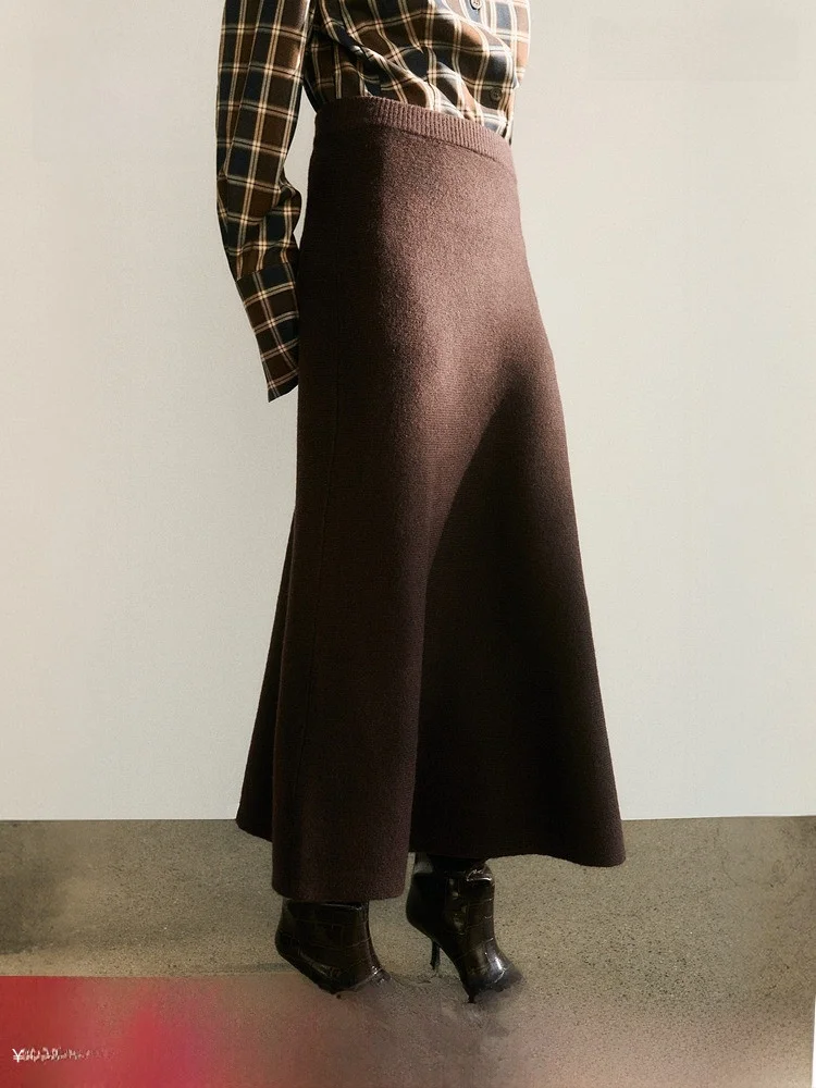 H&M Spring Women's Knitted Flared Skirt Casual High Waist Wool Polyester Acrylic Fabric Everyday Travel Date Skirt
H&M Spring Women's Knitted Flared Skirt Casual High Waist Wool Polyester Acrylic Fabric Everyday Travel Date Skirt