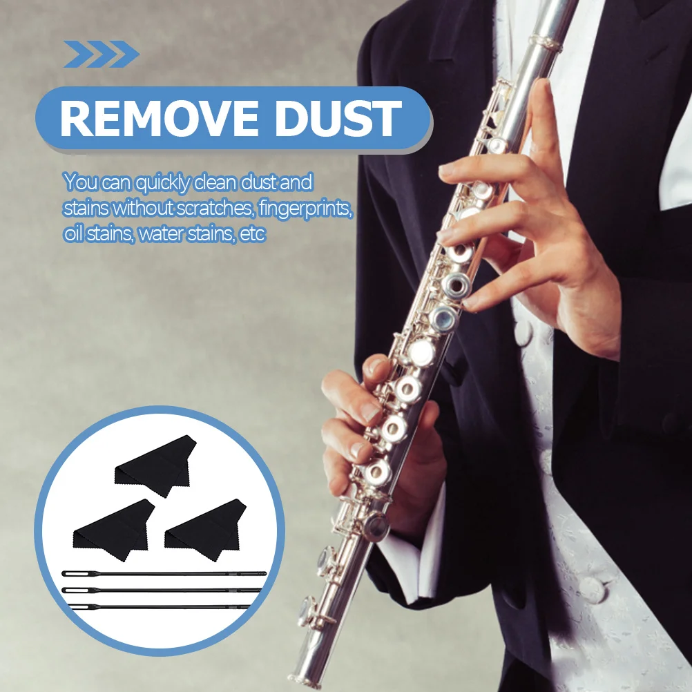 1Set Flute Cleaning Kit Durable Cloth Rod Perfect Cleaning Tool Removes Fingerprints Oil Dust for Flute Clarinet Saxophone 
1Set Flute Cleaning Kit Durable Cloth Rod Perfect Cleaning Tool Removes Fingerprints Oil Dust for Flute Clarinet Saxophone