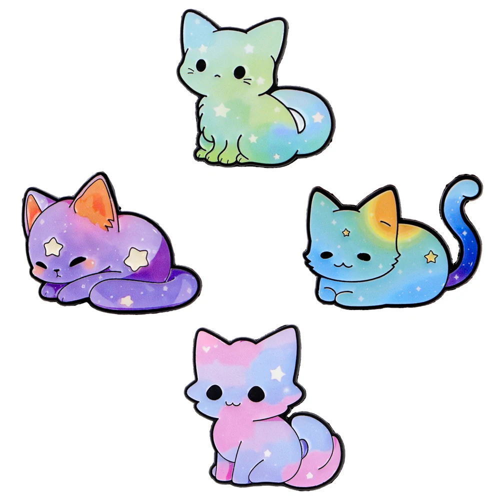 Cartoon Rainbow Cats Soft Enamel Pins Women Girls Brooch for Clothes Bags Badges Lapel Pins for Backpack Jewelry Accessories
Cartoon Rainbow Cats Soft Enamel Pins Women Girls Brooch for Clothes Bags Badges Lapel Pins for Backpack Jewelry Accessories