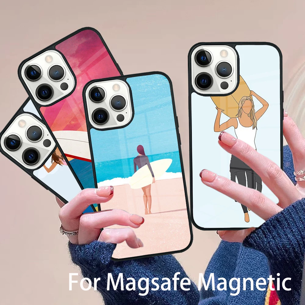 surfboard surfing art surf Girl Phone Case Magesafe Magnetic Wireless Cover For IPhone 16 11 12 13 14 15 Pro Max Plus Mini
surfboard surfing art surf Girl Phone Case Magesafe Magnetic Wireless Cover For IPhone 16 11 12 13 14 15 Pro Max Plus Mini