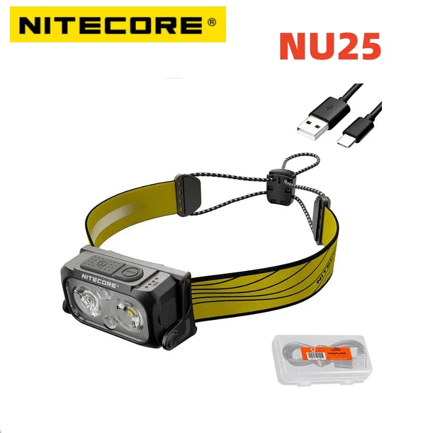 NITECORE NU25 V2 Модернизированная легкая фара 400 люмен USB-C Перезаряжаемый налобный фонарь Фонарь Спорт на открытом воздухе Бег Туризм
NITECORE NU25 V2 Модернизированная легкая фара 400 люмен USB-C Перезаряжаемый налобный фонарь Фонарь Спорт на открытом воздухе Бег Туризм