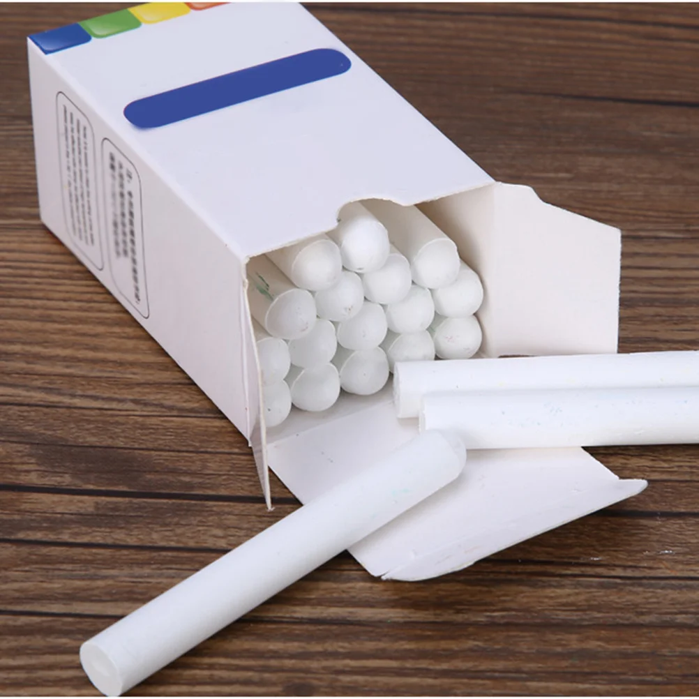 20Pcs Washable Dustless Chalks Eco Friendly Water Soluble Easy Wipe White Chalks for Preschoolers Elementary Students Drawing
20Pcs Washable Dustless Chalks Eco Friendly Water Soluble Easy Wipe White Chalks for Preschoolers Elementary Students Drawing