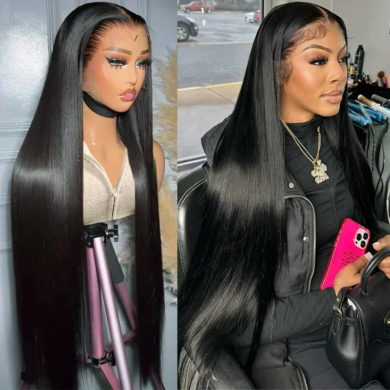 30 40 Inch 250 Density 13x6 HD Transparent Straight Lace Frontal Human Hair Wig 13x4 Lace Front Wig PrePlucked For Women
30 40 Inch 250 Density 13x6 HD Transparent Straight Lace Frontal Human Hair Wig 13x4 Lace Front Wig PrePlucked For Women