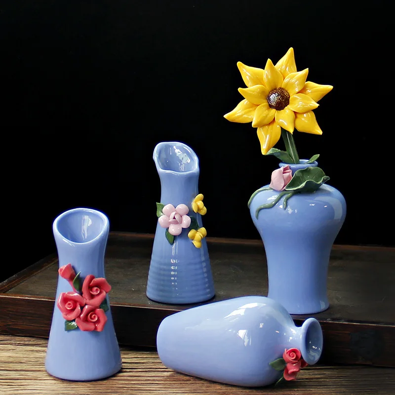 Hand-painted Vase Ornaments Ceramic Mini Flower Inserted Dry Flower Fragrance Bottle Home Desktop Decoration Crafts
Hand-painted Vase Ornaments Ceramic Mini Flower Inserted Dry Flower Fragrance Bottle Home Desktop Decoration Crafts