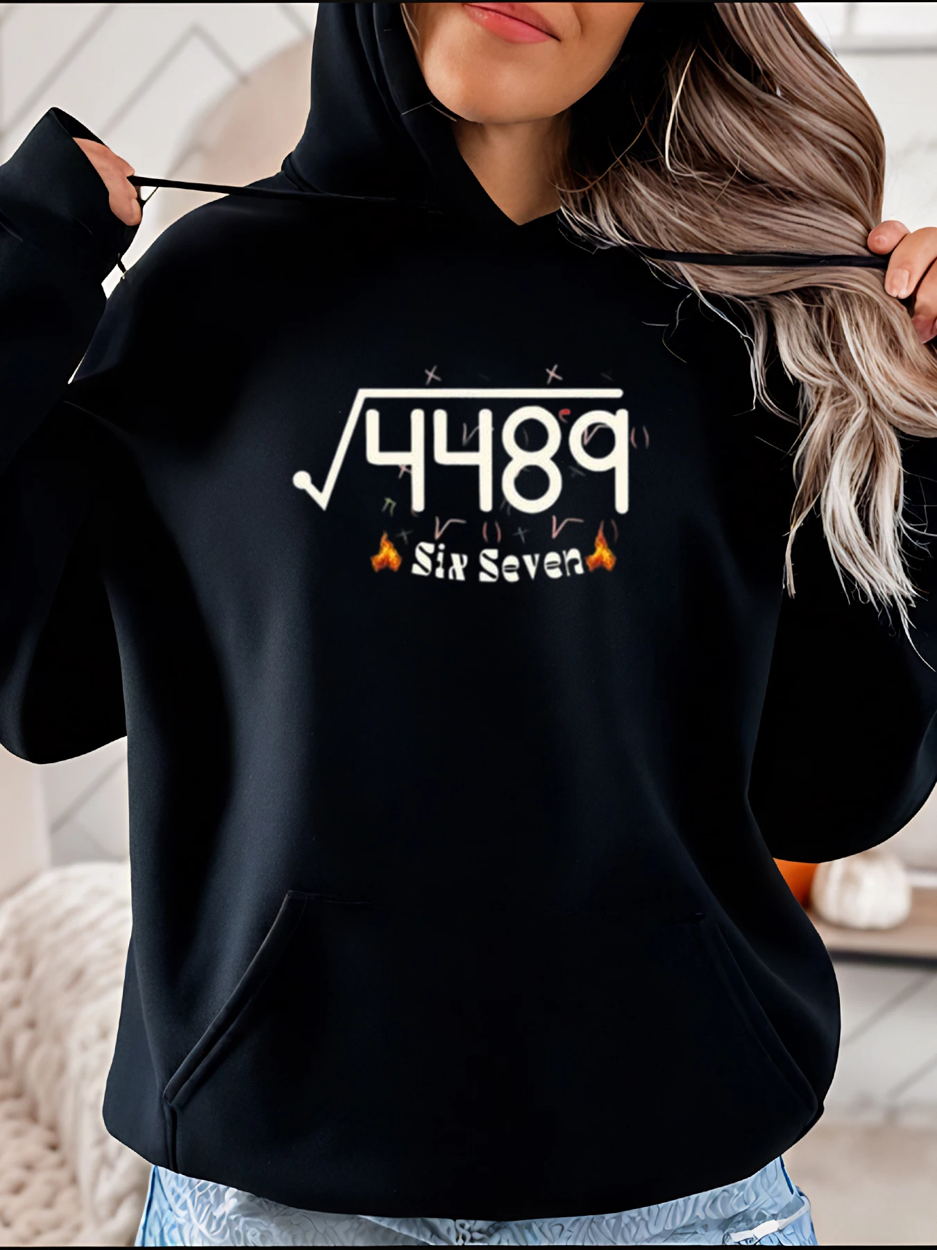 Толстовка с принтом математического уравнения, повседневный стиль, дизайн с квадратным корнем, женская осенне-зимняя одежда
Толстовка с принтом математического уравнения, повседневный стиль, дизайн с квадратным корнем, женская осенне-зимняя одежда