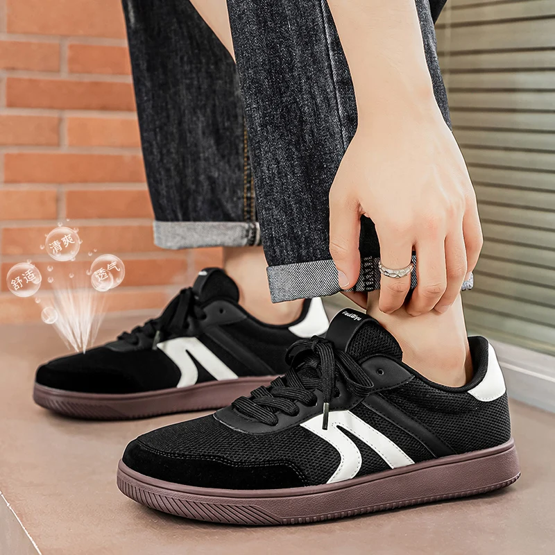 New Retro Unisex German Training Shoes, Mesh Casual Classic Sneakers, Breathable, Non-Slip, Wear-Resistant, Soft
New Retro Unisex German Training Shoes, Mesh Casual Classic Sneakers, Breathable, Non-Slip, Wear-Resistant, Soft