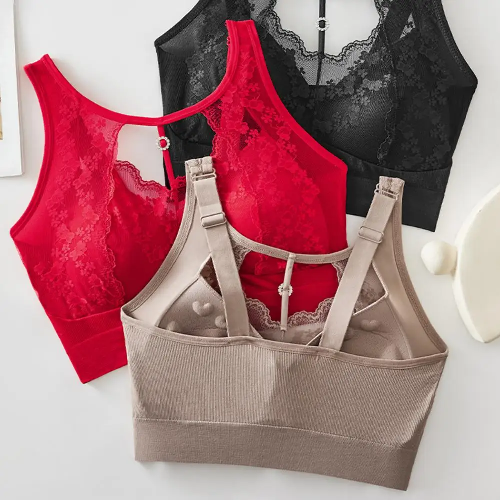 Bra Floral Lace Adjustable Strap Shockproof Push-up Yoga Bra for Women Maximum Comfort Anti-exposure Wireless Wear Women Lace
Bra Floral Lace Adjustable Strap Shockproof Push-up Yoga Bra for Women Maximum Comfort Anti-exposure Wireless Wear Women Lace