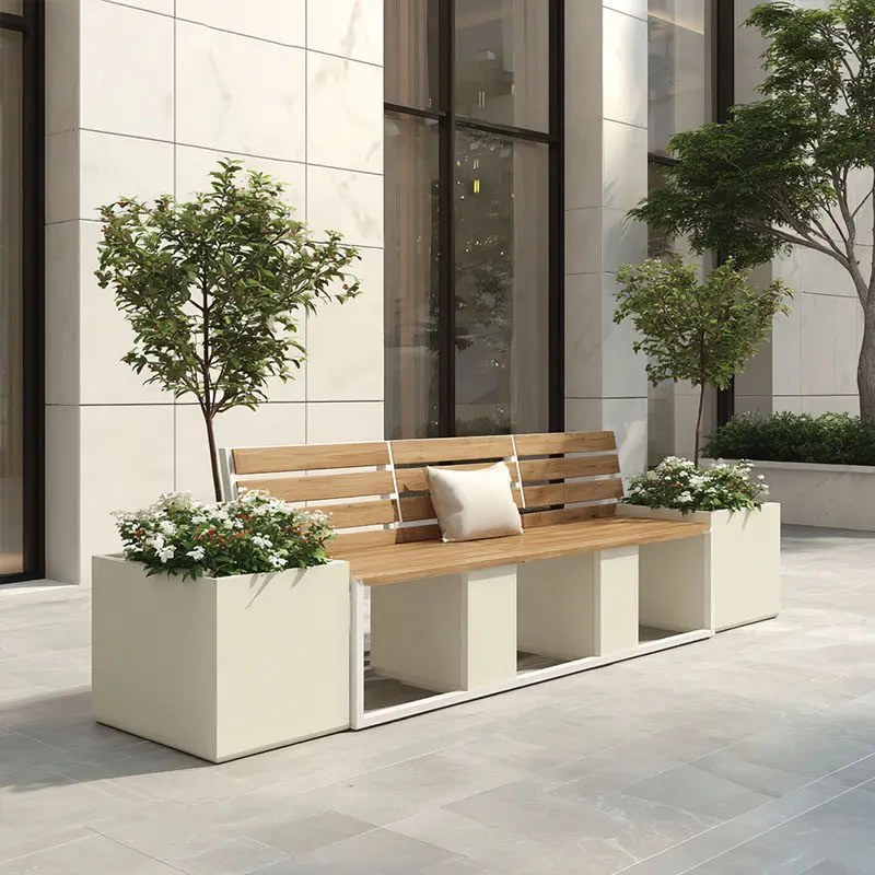 YFY outdoor stainless steel flower box seat combination outdoor coffee shop municipal flower pool fence partition leisure seat
YFY outdoor stainless steel flower box seat combination outdoor coffee shop municipal flower pool fence partition leisure seat