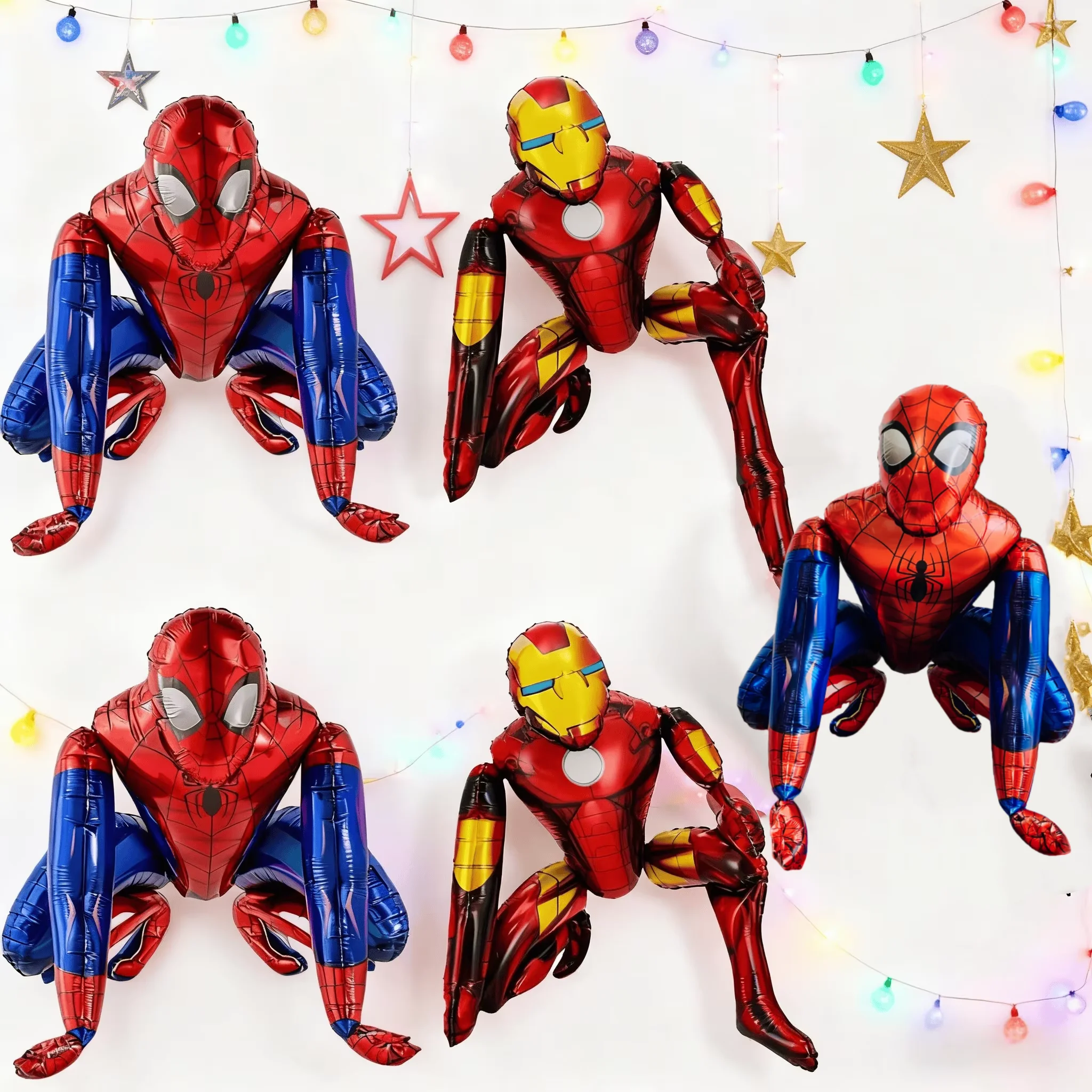 3D-шары-подставки «Человек-паук» и «Железный человек», воздушные шары-супергерои, декор для детских дней рождения и подарков на бэби-шауэр
3D-шары-подставки «Человек-паук» и «Железный человек», воздушные шары-супергерои, декор для детских дней рождения и подарков на бэби-шауэр