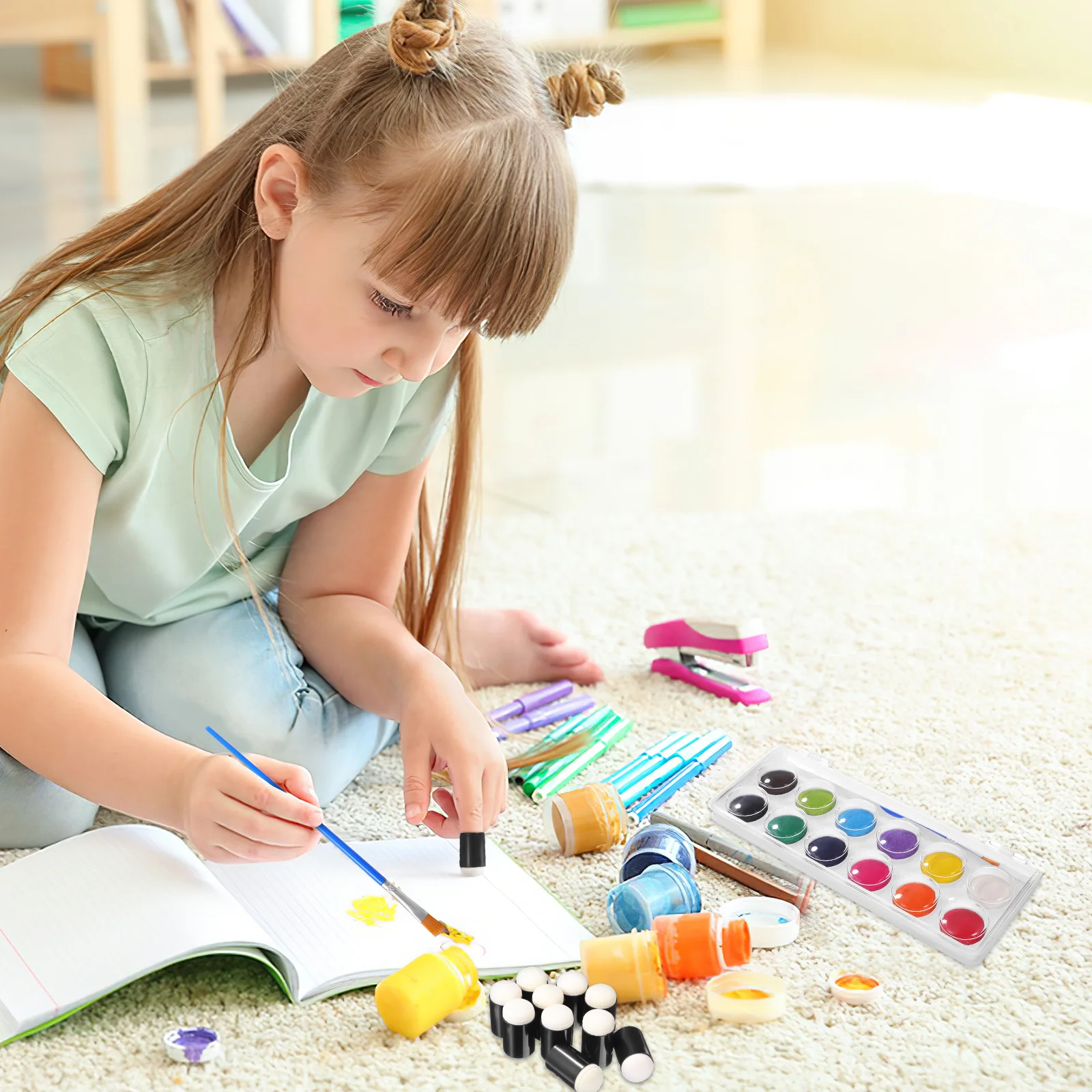 10Pcs Watercolor Paint Set Sponge Finger Daubers Finger Painting Sponges for Adults Art Ink Craft DIY Crafts
10Pcs Watercolor Paint Set Sponge Finger Daubers Finger Painting Sponges for Adults Art Ink Craft DIY Crafts