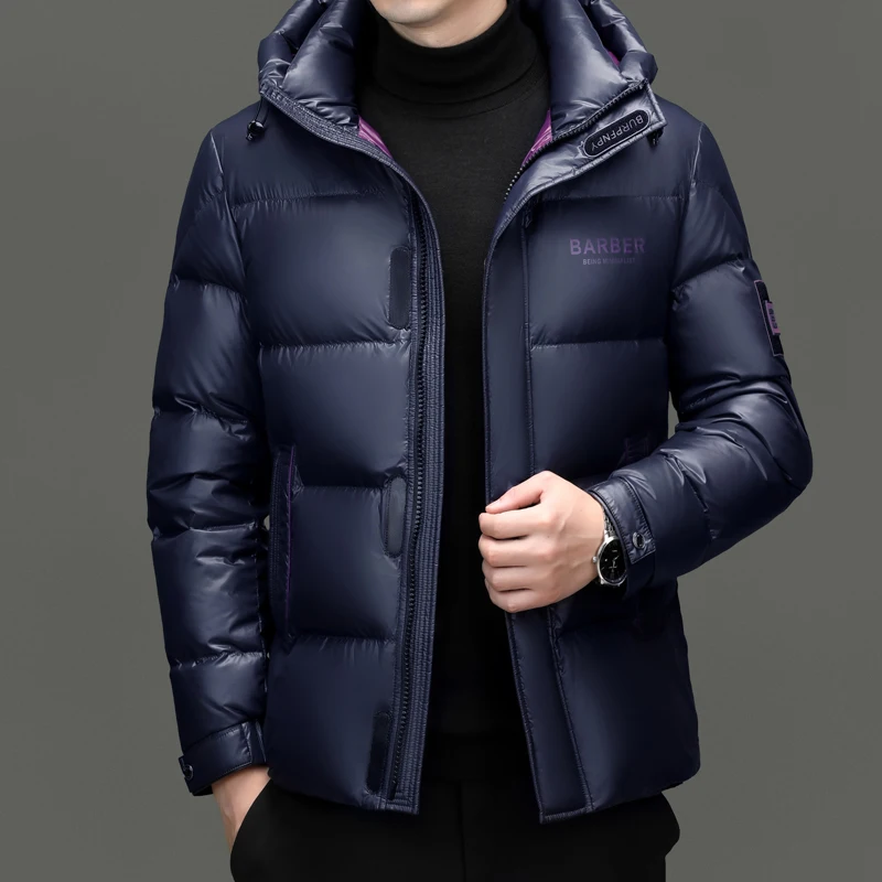 Ture 90% White Duck Down Parka Coat 2025 Men Winter Trendy Puffer Jacket Bright Color Wind-proof Hood Coat Outdoor Warm Jacket
Ture 90% White Duck Down Parka Coat 2025 Men Winter Trendy Puffer Jacket Bright Color Wind-proof Hood Coat Outdoor Warm Jacket