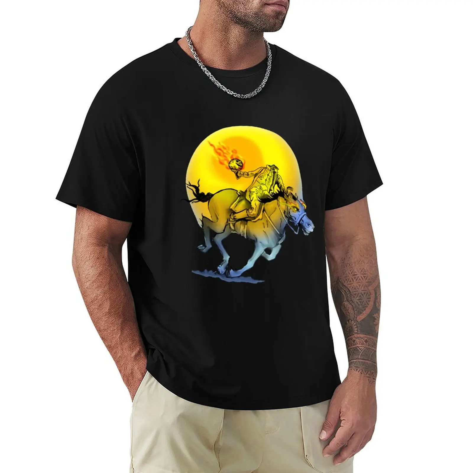 Headless Horseman T-Shirt graphic shirts tees korean fashion Blouse oversized t shirt men
Headless Horseman T-Shirt graphic shirts tees korean fashion Blouse oversized t shirt men