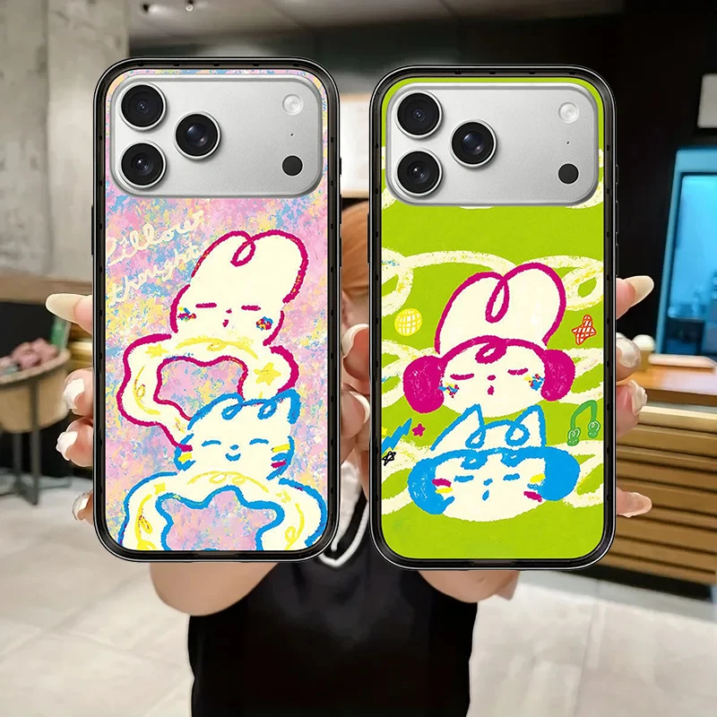 Colorful Graffiti Painting Puppy Compact Acrylic Border Magnetic Phone Cover for IPhone 14 15 16 17 Pro Max Case for IPhone Air
Colorful Graffiti Painting Puppy Compact Acrylic Border Magnetic Phone Cover for IPhone 14 15 16 17 Pro Max Case for IPhone Air