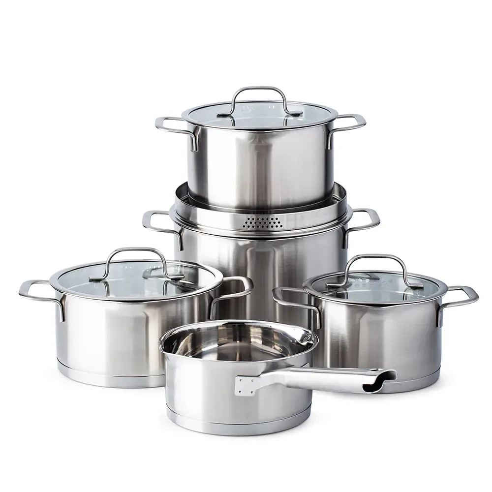 9-Piece True Flow Stainless Steel Cookware Combo Set
9-Piece True Flow Stainless Steel Cookware Combo Set