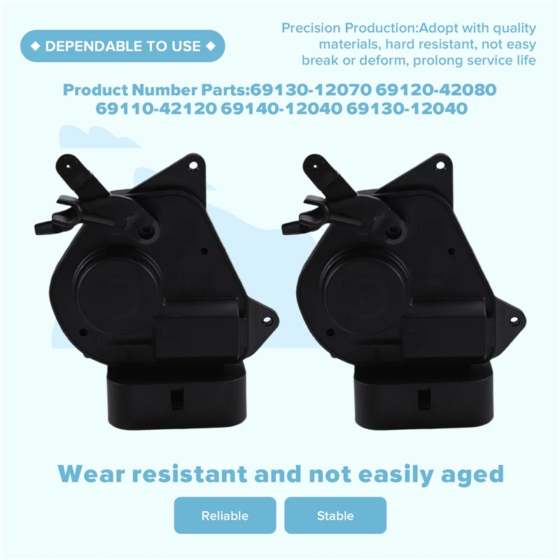 ABXN-Car Door Lock Actuator Door Latch Closer 69130-12070 69120-42080 69140-12040 For Toyota RAV4 RAV4 Corolla
ABXN-Car Door Lock Actuator Door Latch Closer 69130-12070 69120-42080 69140-12040 For Toyota RAV4 RAV4 Corolla