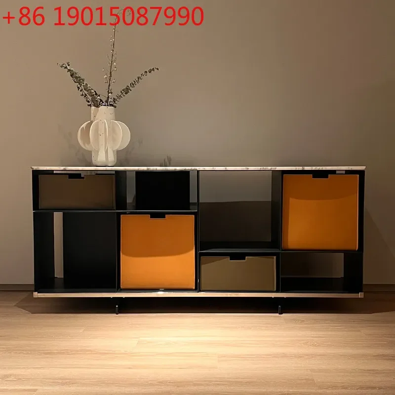 Italian minimalist saddle leather dining side cabinet Italian light luxury secret cabinet high-end medium storage cabinet
Italian minimalist saddle leather dining side cabinet Italian light luxury secret cabinet high-end medium storage cabinet