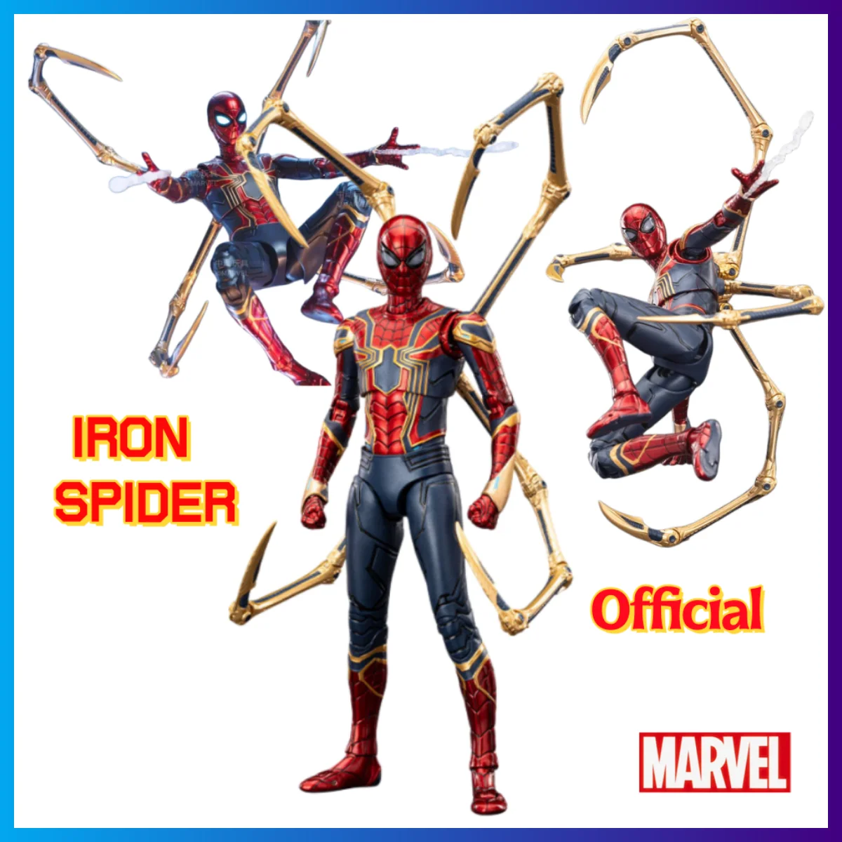 NEW Genuine Marvel Iron Spider 2.0 Action Figure 18cm Posable Joints Avengers Infinity War Collectible With Spider Legs Gift Toy
NEW Genuine Marvel Iron Spider 2.0 Action Figure 18cm Posable Joints Avengers Infinity War Collectible With Spider Legs Gift Toy