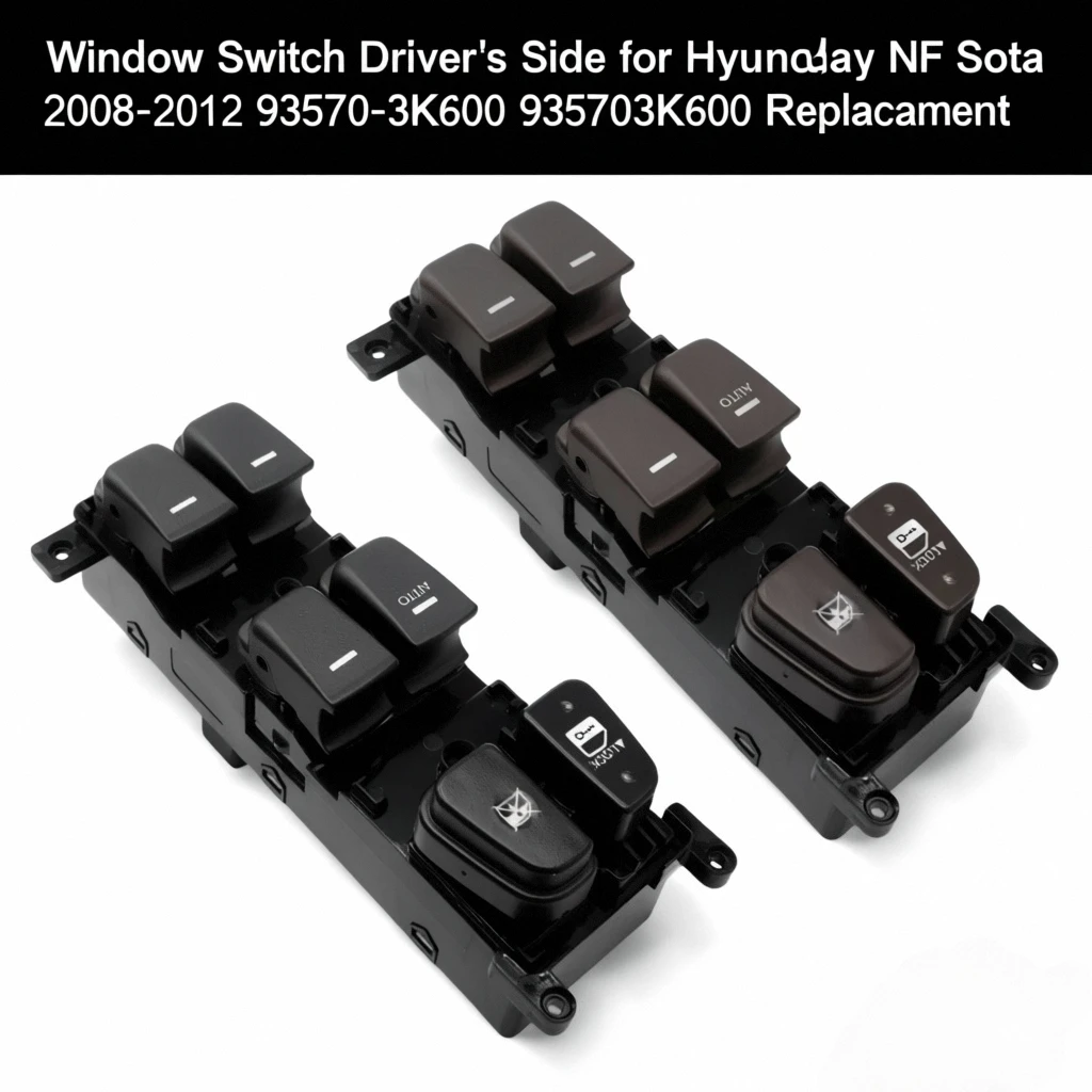 Переключатель окна со стороны водителя для Hyundai NF Sonata 2008-2010 93570-3K600 935703K600 Замена
Переключатель окна со стороны водителя для Hyundai NF Sonata 2008-2010 93570-3K600 935703K600 Замена