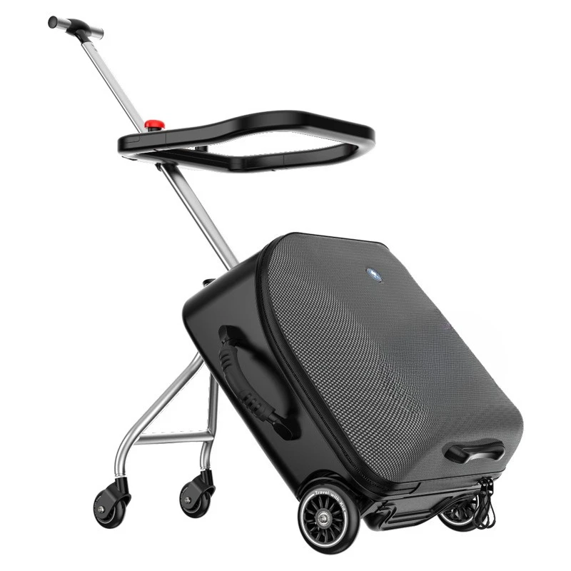 Luggage Children Can Mount Lazy Rod Travel Cart Children
Luggage Children Can Mount Lazy Rod Travel Cart Children