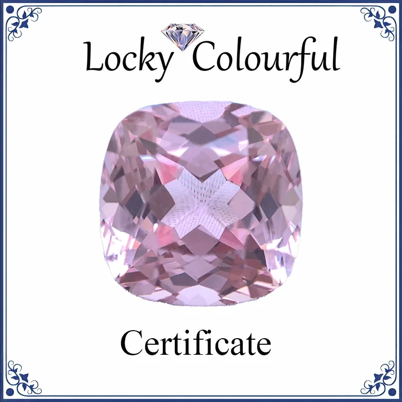 Lab Grown Sapphire Square Cushion Shape Sakura Pink Color Charms Bead for Diy Jewelry Making Material Selectable AGL Certificate
Lab Grown Sapphire Square Cushion Shape Sakura Pink Color Charms Bead for Diy Jewelry Making Material Selectable AGL Certificate