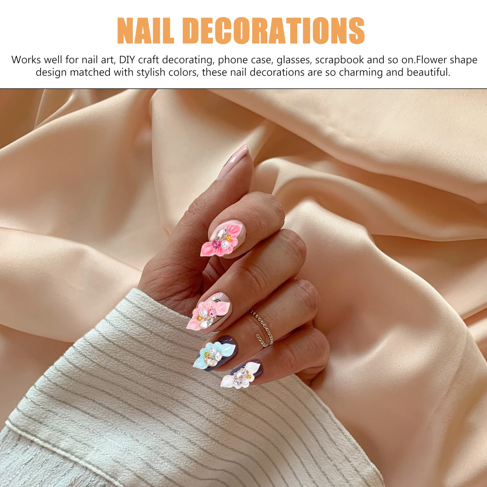 20Pcs Flower Nail Pearls Charms Rhinestones Nail Art Decorations Raised 3D Supplies DIY Phone Case Scrapbook Craft
20Pcs Flower Nail Pearls Charms Rhinestones Nail Art Decorations Raised 3D Supplies DIY Phone Case Scrapbook Craft