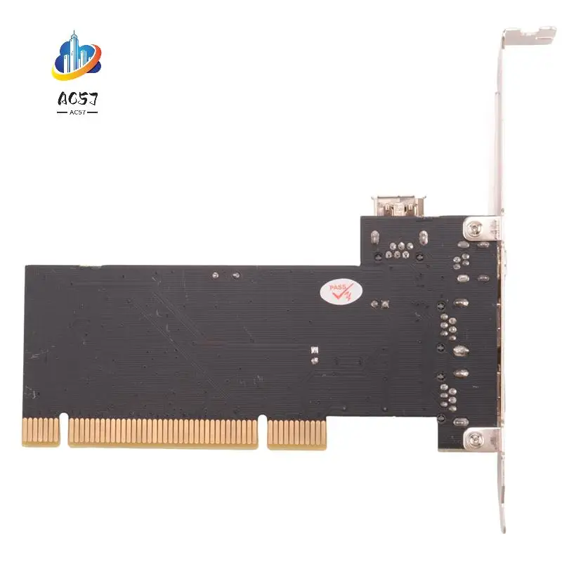 AC57-3 Port IEEE 1394 Firewire Card PCI Firewire Adapter IEEE 1394 PCI Controller Card For Desktop PC
AC57-3 Port IEEE 1394 Firewire Card PCI Firewire Adapter IEEE 1394 PCI Controller Card For Desktop PC