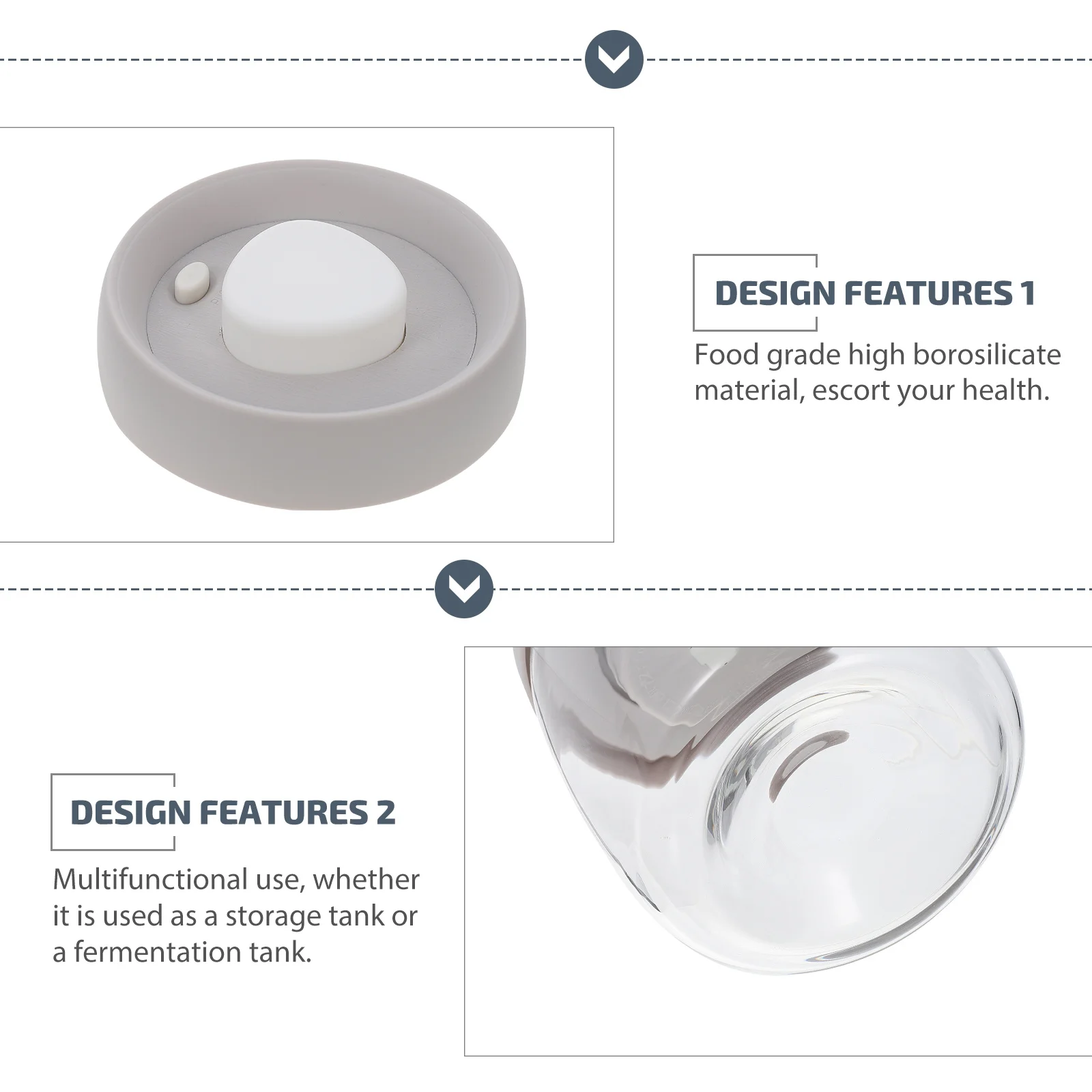 1Pcs Sealed Storage Jar High Borosilicate Glass Airtight Food Container for Tea Cereal Grains Spaghetti Beans Flour Honey Jam
1Pcs Sealed Storage Jar High Borosilicate Glass Airtight Food Container for Tea Cereal Grains Spaghetti Beans Flour Honey Jam