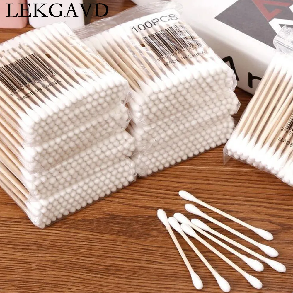 100pcs Double Head Cotton Swab Women Makeup Cotton Buds Tip For Wood Sticks Nose Ears Cleaning Health Care Tools
100pcs Double Head Cotton Swab Women Makeup Cotton Buds Tip For Wood Sticks Nose Ears Cleaning Health Care Tools