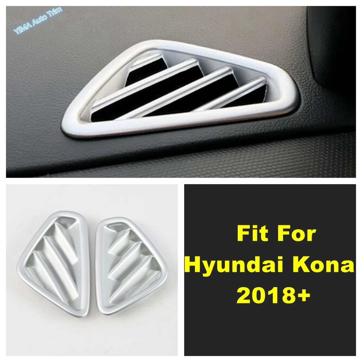 Fit For Hyundai Kona 2018 - 2023 Car Dashboard AC Air Conditioning Outlet Vent Frame Decoration Cover Trim Accessories Interior
Fit For Hyundai Kona 2018 - 2023 Car Dashboard AC Air Conditioning Outlet Vent Frame Decoration Cover Trim Accessories Interior