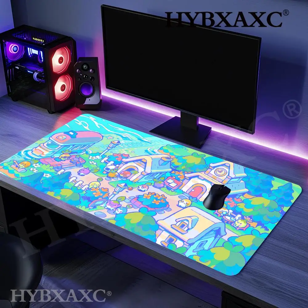 HYBXAXC Kawaii Cartoon Town Mouse Pad - Cute Fruit Creatures Village Scene Rubber Base Mouse for Office Home Gaming PC Laptop
HYBXAXC Kawaii Cartoon Town Mouse Pad - Cute Fruit Creatures Village Scene Rubber Base Mouse for Office Home Gaming PC Laptop