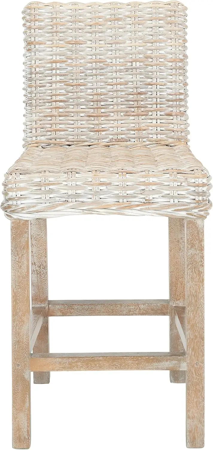 Home Collection – Tobie Grey White Wash Rattan & Solid Wood 24-Inch Counter Stool, Fully Assembled (BST6501B)
Home Collection – Tobie Grey White Wash Rattan & Solid Wood 24-Inch Counter Stool, Fully Assembled (BST6501B)