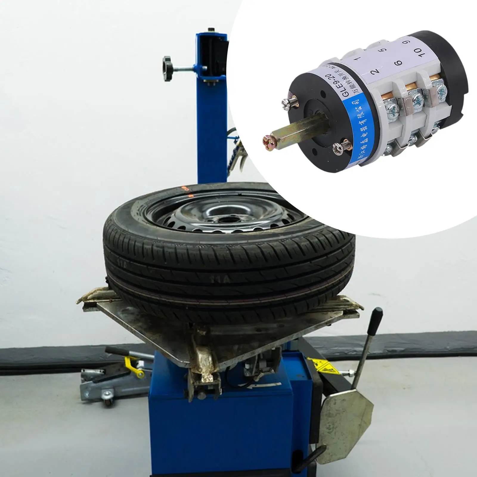 Automotive Tire Changer Forward Reverse Switch ABS Compact Motor Controller for Car Tire Fitting Machine