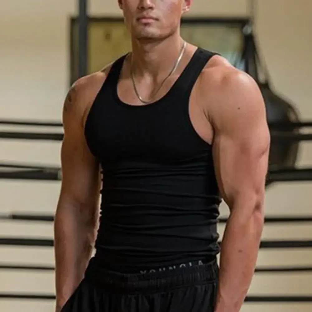 Mens Summer Knitted Ribbed Sleeveless Fitness Sports Heavyweight Leisure Slim Vest Muscle Tank Tops Round Neck Male Tanks
Mens Summer Knitted Ribbed Sleeveless Fitness Sports Heavyweight Leisure Slim Vest Muscle Tank Tops Round Neck Male Tanks
