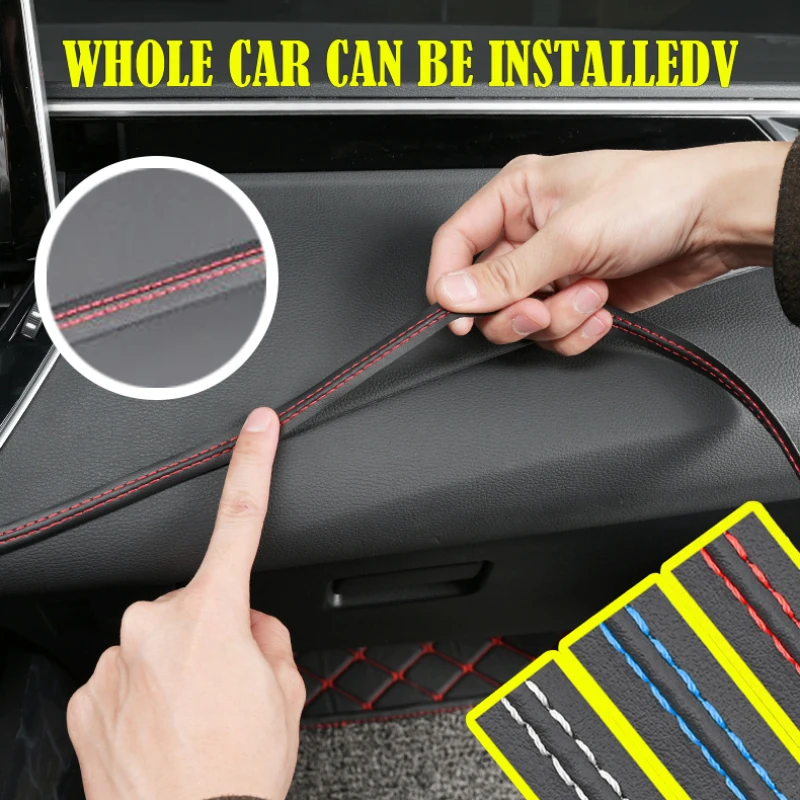 Luxury Car Mouldings Trim Pu Leather Braid Decorative Line Strip For Door Dashboard Sticker Car Interior DIY Strips Universal
Luxury Car Mouldings Trim Pu Leather Braid Decorative Line Strip For Door Dashboard Sticker Car Interior DIY Strips Universal