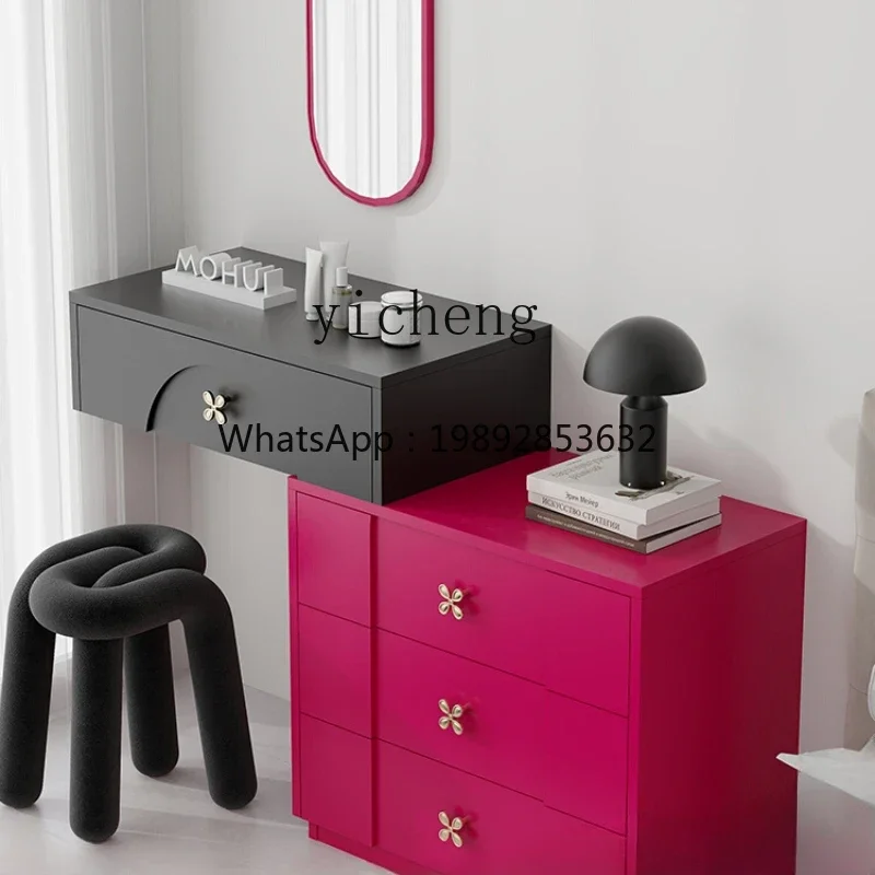 small dresser wall hanging dressing table small apartment bedside table pink
small dresser wall hanging dressing table small apartment bedside table pink