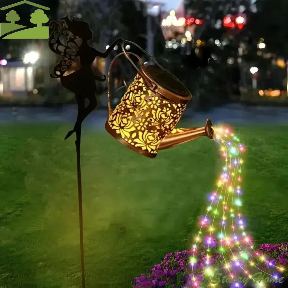 Waterproof Solar Garden Light Solar Power Wrought Iron Vintage Wrought Iron Lamp Artistic Look Watering Can Design
Waterproof Solar Garden Light Solar Power Wrought Iron Vintage Wrought Iron Lamp Artistic Look Watering Can Design