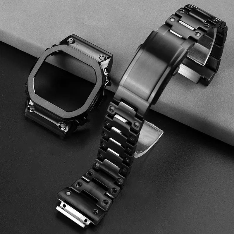 For Casio Small Square DW-H5600 Stainless Steel Case Strap Trendy Modification Stainless Steel Set Men's Bracelet Accessories
For Casio Small Square DW-H5600 Stainless Steel Case Strap Trendy Modification Stainless Steel Set Men's Bracelet Accessories