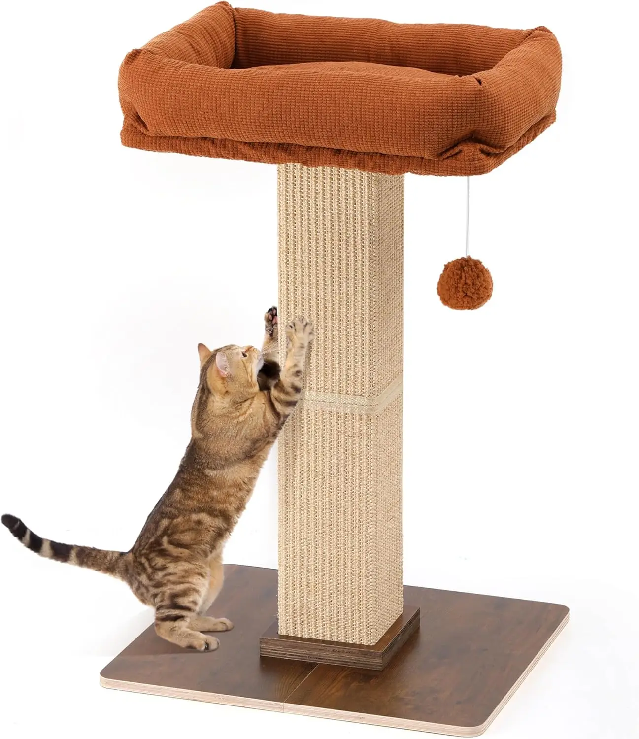 Высокая когтеточка в ретро-стиле с лежанкой, сизалевой и деревянной башней-лежанкой для домашних кошек
Высокая когтеточка в ретро-стиле с лежанкой, сизалевой и деревянной башней-лежанкой для домашних кошек