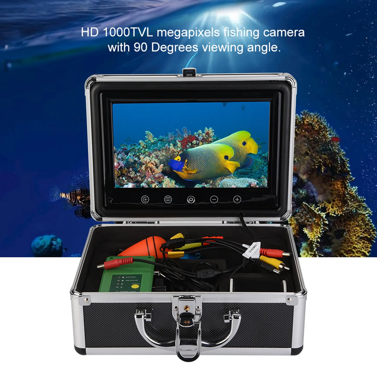9inches 30 LEDs 1000TVL Fish Finder Underwater Fishing Camera for Sea/River Fishing 30m Camera For Sea/River Fishing Fish Finder
9inches 30 LEDs 1000TVL Fish Finder Underwater Fishing Camera for Sea/River Fishing 30m Camera For Sea/River Fishing Fish Finder