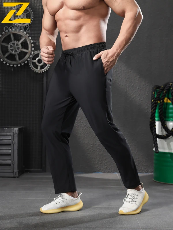 New Casual Sports Pants Men's Summer Gym Fitness Ice Silk Quick-drying Breathable Jogging Trousers Outdoor Stretch Running Pants
New Casual Sports Pants Men's Summer Gym Fitness Ice Silk Quick-drying Breathable Jogging Trousers Outdoor Stretch Running Pants