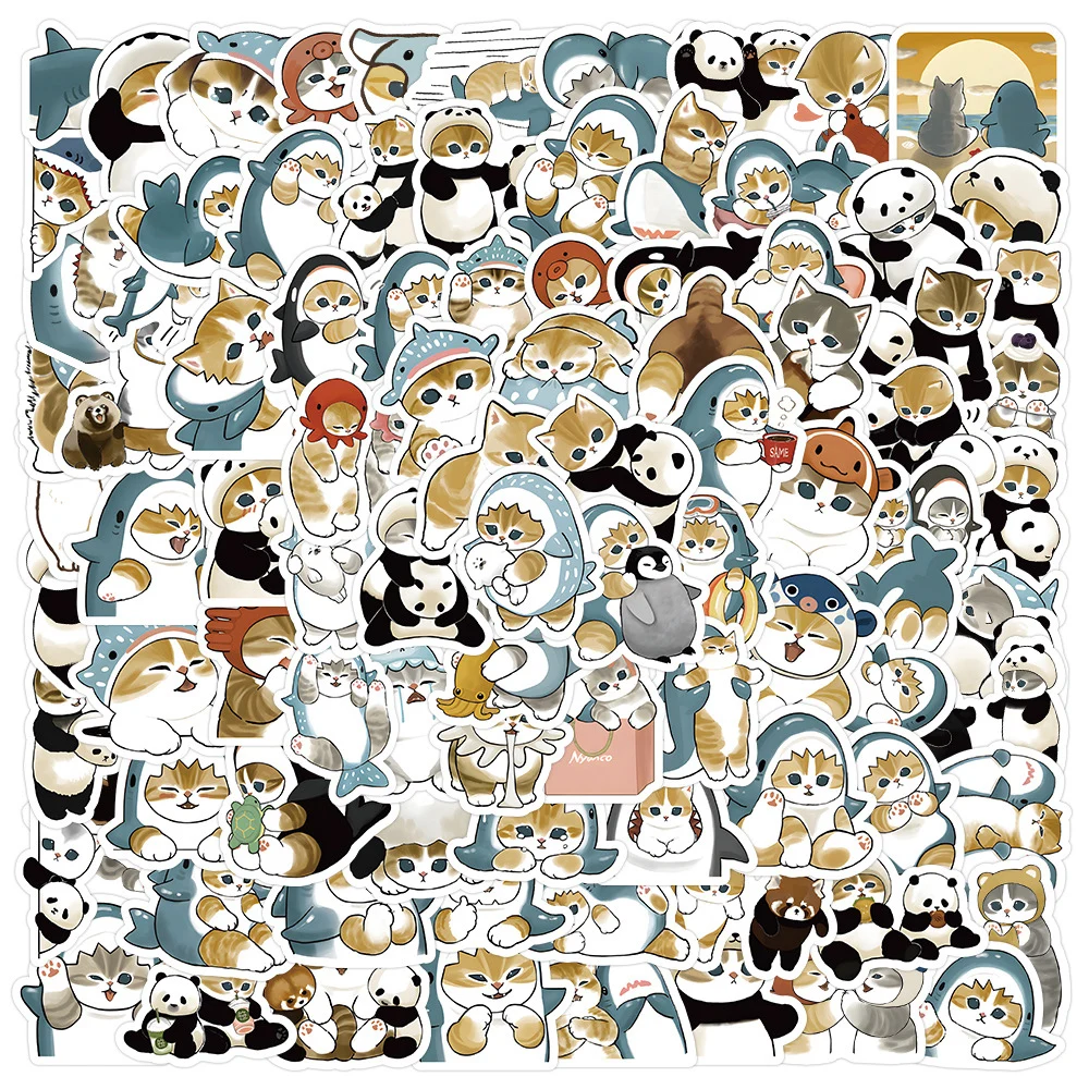 10/30/50/100pcs Funny Animal Cats MEME Stickers Kawaii Cute Cartoon Decals DIY Skateboard Phone Bike Car Waterproof Sticker Toys
10/30/50/100pcs Funny Animal Cats MEME Stickers Kawaii Cute Cartoon Decals DIY Skateboard Phone Bike Car Waterproof Sticker Toys