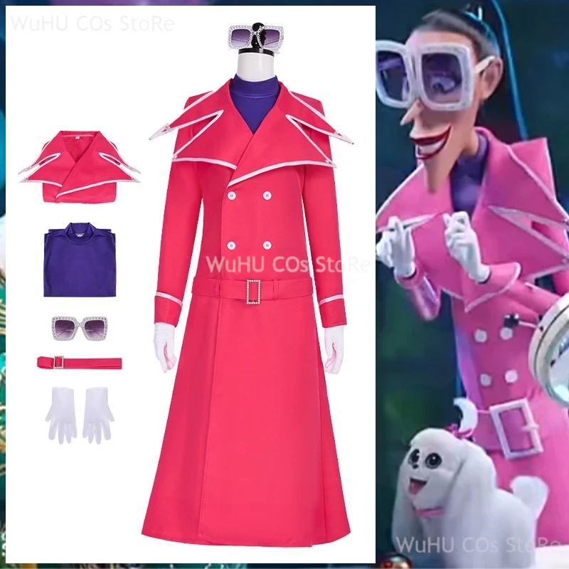 Despicable Roleplaying Wig Me Valentina Cosplay Costum PINK Trench Coat With Sashes Double Breasted Long Sleeve Anime Party Suit
Despicable Roleplaying Wig Me Valentina Cosplay Costum PINK Trench Coat With Sashes Double Breasted Long Sleeve Anime Party Suit