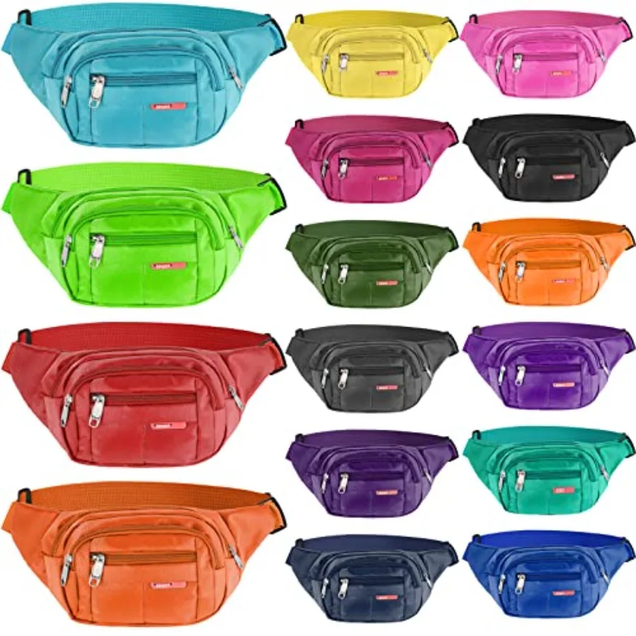 16 Pieces Fanny Pack Bulk Adjustable Waist Bags with Zippers Crossbody Party Fanny Packs Canvas Waist Belt Bag for Women Men Te
16 Pieces Fanny Pack Bulk Adjustable Waist Bags with Zippers Crossbody Party Fanny Packs Canvas Waist Belt Bag for Women Men Te