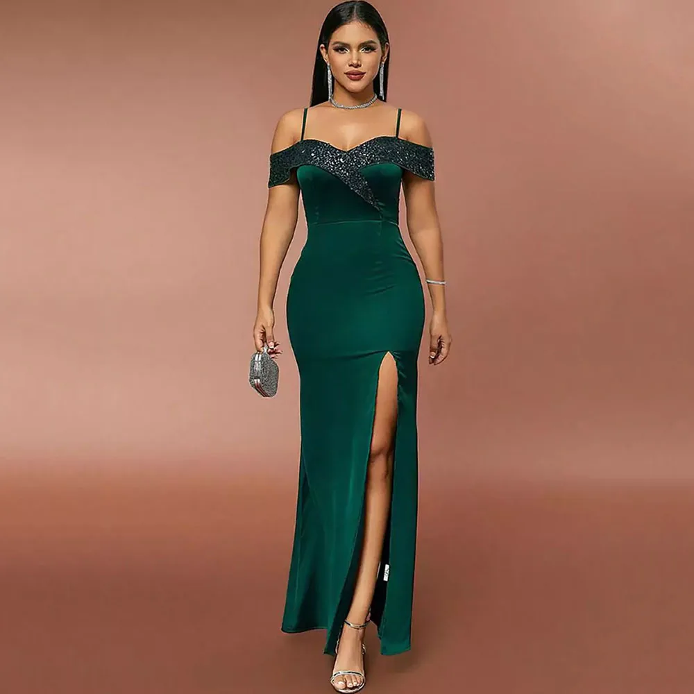 Customized Exquisite Charmeuse Sequined Beading Pleat Straight Spaghetti strap Long Dresses Retro Fashion Sizes Available Formal
Customized Exquisite Charmeuse Sequined Beading Pleat Straight Spaghetti strap Long Dresses Retro Fashion Sizes Available Formal