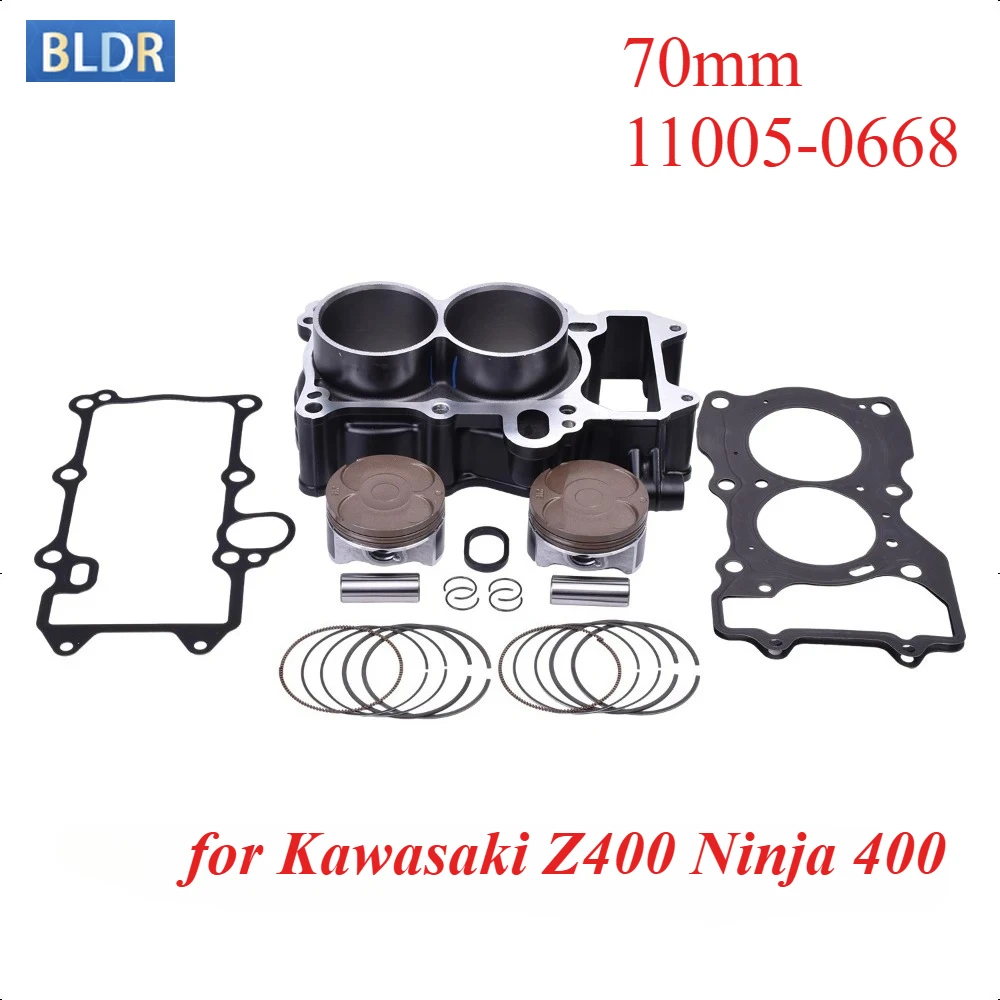 70mm 11005-0668 Cylinder Head Overhaul Mat Piston Rings Gasket Kit for Kawasaki Z400 Z 400 Ninja 400 EX400GJFA 2018-2022
70mm 11005-0668 Cylinder Head Overhaul Mat Piston Rings Gasket Kit for Kawasaki Z400 Z 400 Ninja 400 EX400GJFA 2018-2022